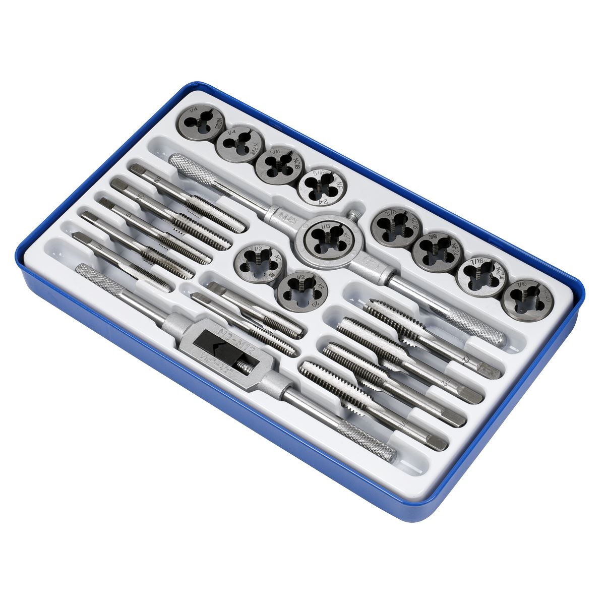 Sealey Tap & Split Die Set Imperial 24pc AK3024IMP