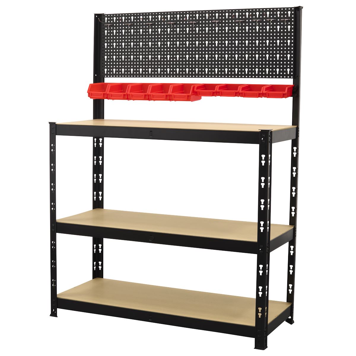 Sealey Steel Workbench with Pegboard 1m AP12601