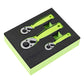 Sealey Siegen Stubby Ratchet Wrench Set 3pc S01330