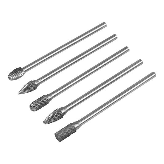Sealey Tungsten Carbide Rotary Burr Set Extra-Long 5pc SDBK5XL
