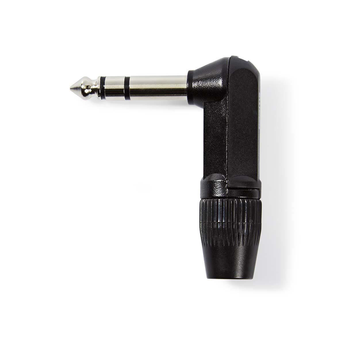 Nedis Audio Connector Stereo 6.35mm Male Angled Black COTP23903BK