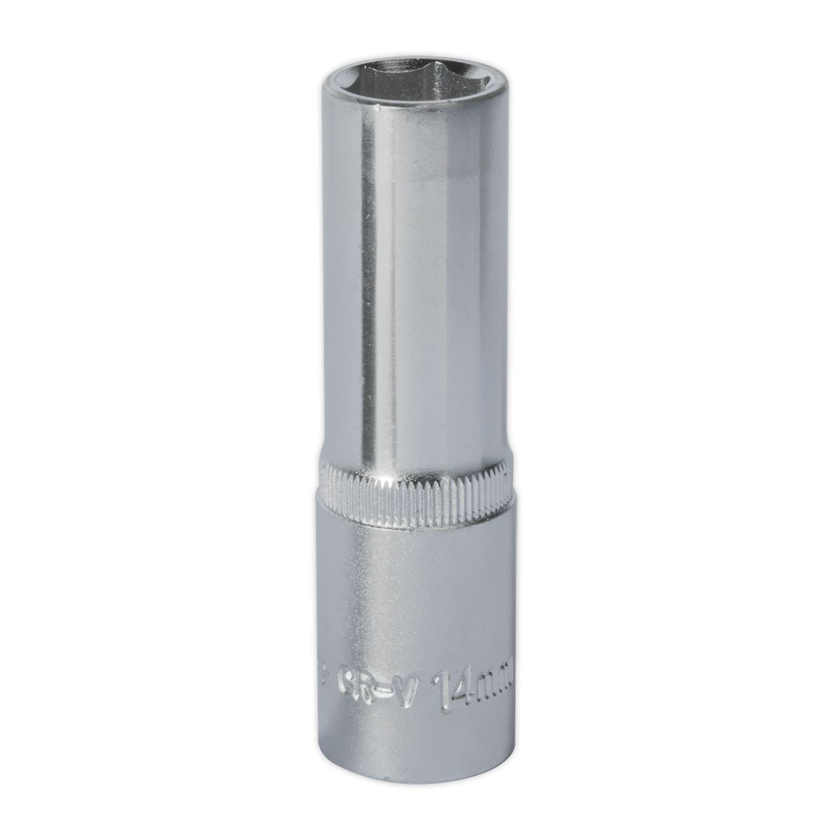 Sealey WallDrive Socket 14mm Deep 1/2"Sq Drive S1214D