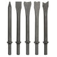 Sealey Air Hammer Chisel Set 5pc 170mm .401" Shank SA11C