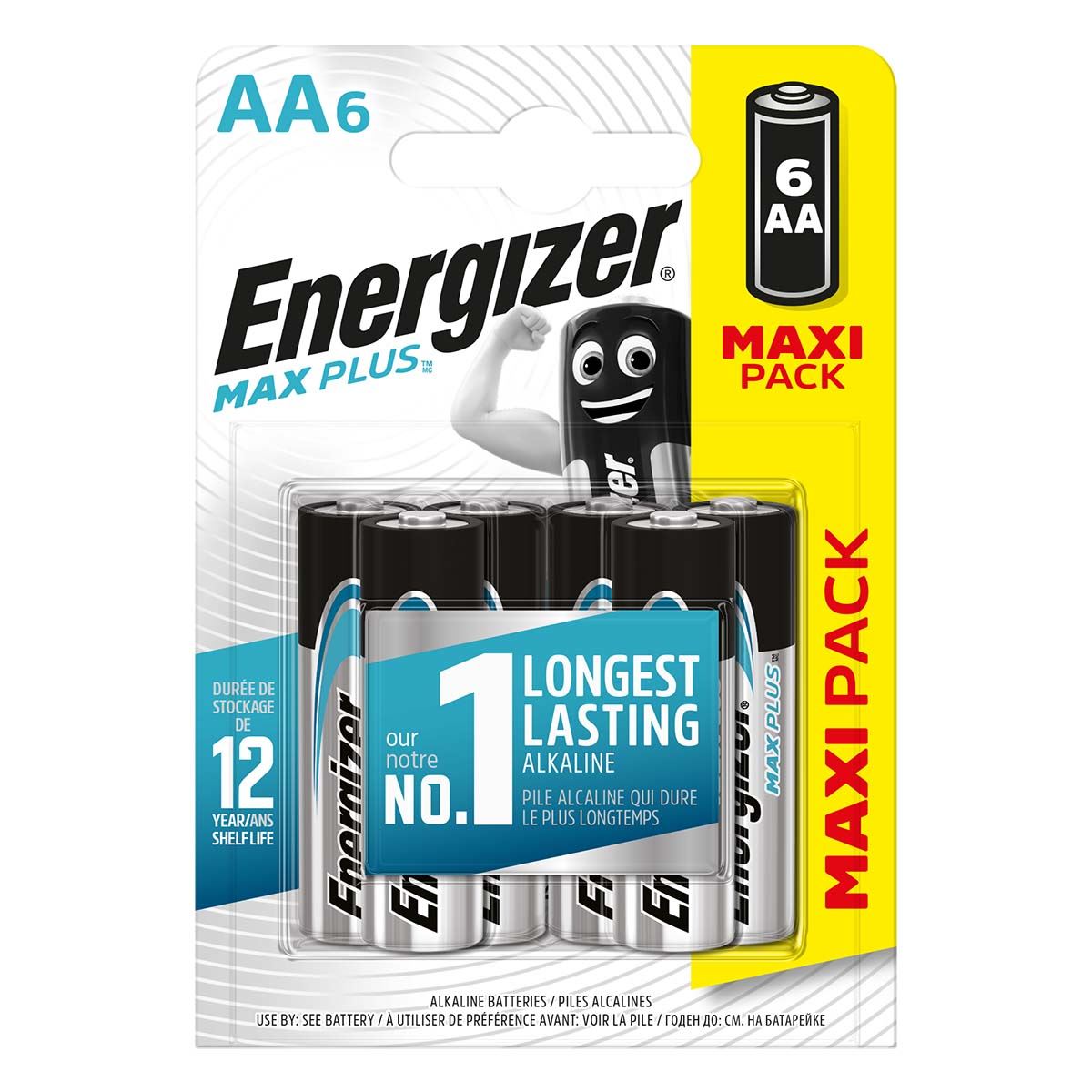 Energizer Alkaline Battery AA 1.5 V 6-Blister