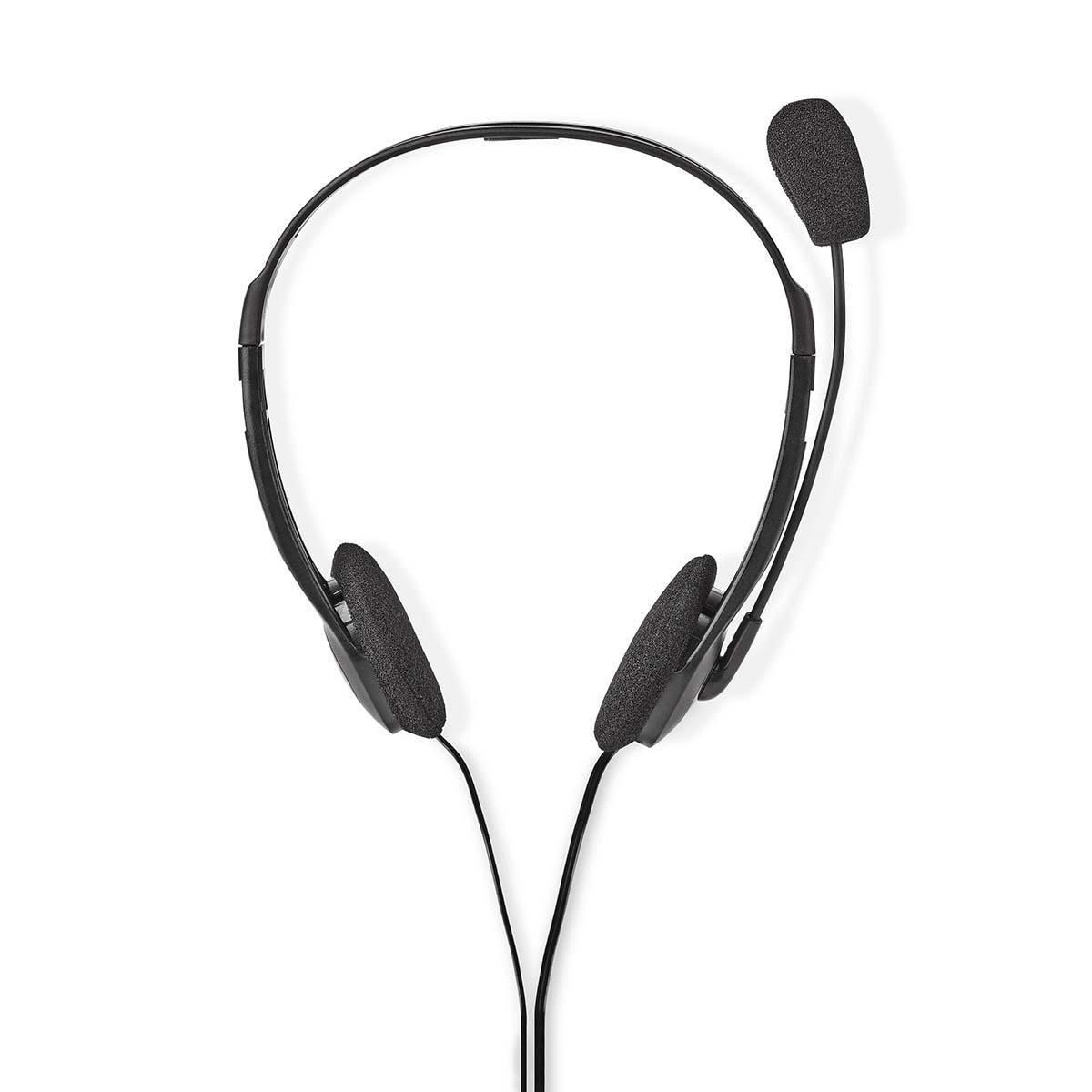 Nedis PC Headset On-Ear 2x 3.5mm Connectors 2m Black CHST100BK
