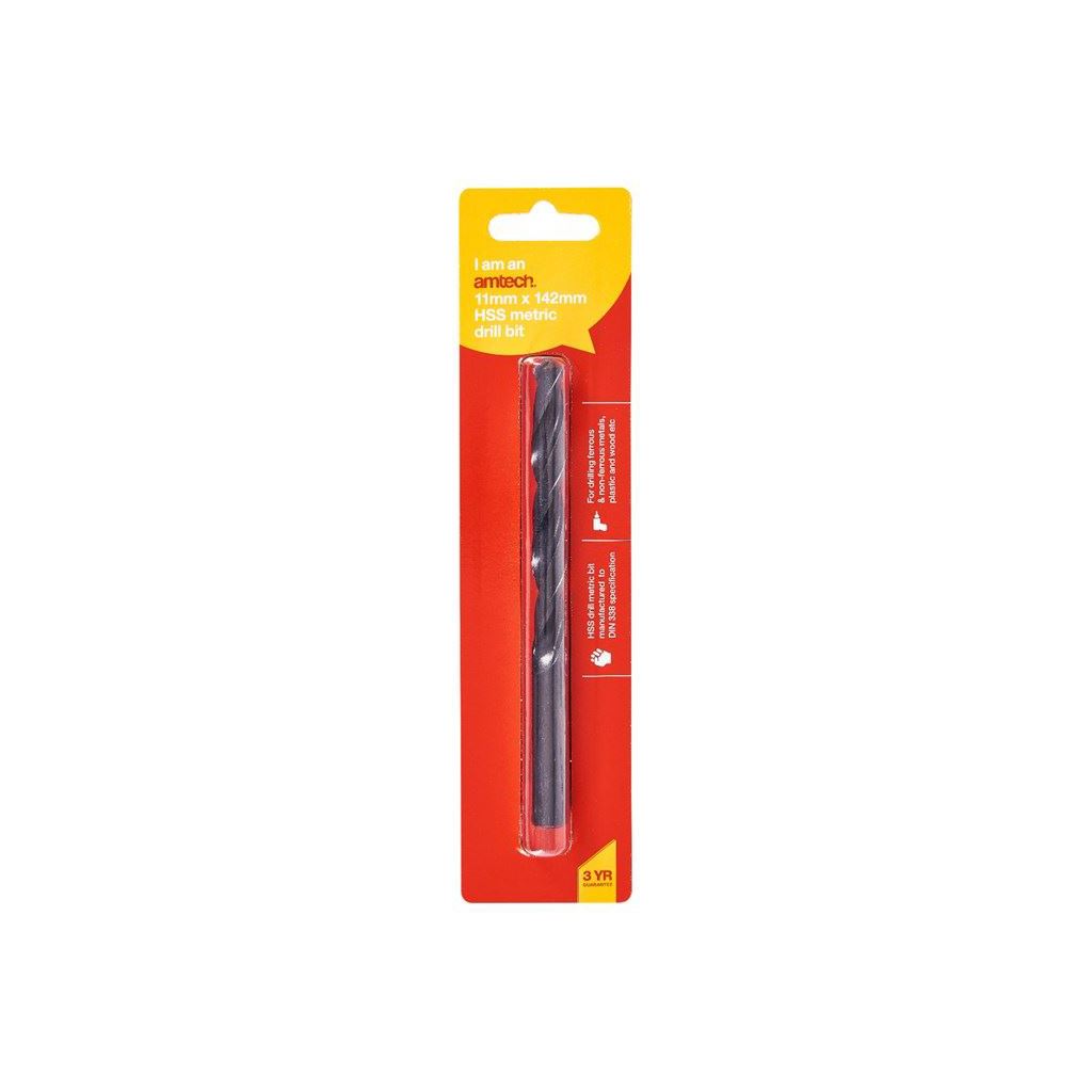 Amtech Hss Metric Drill Bit 11mm X 142mm - F5023