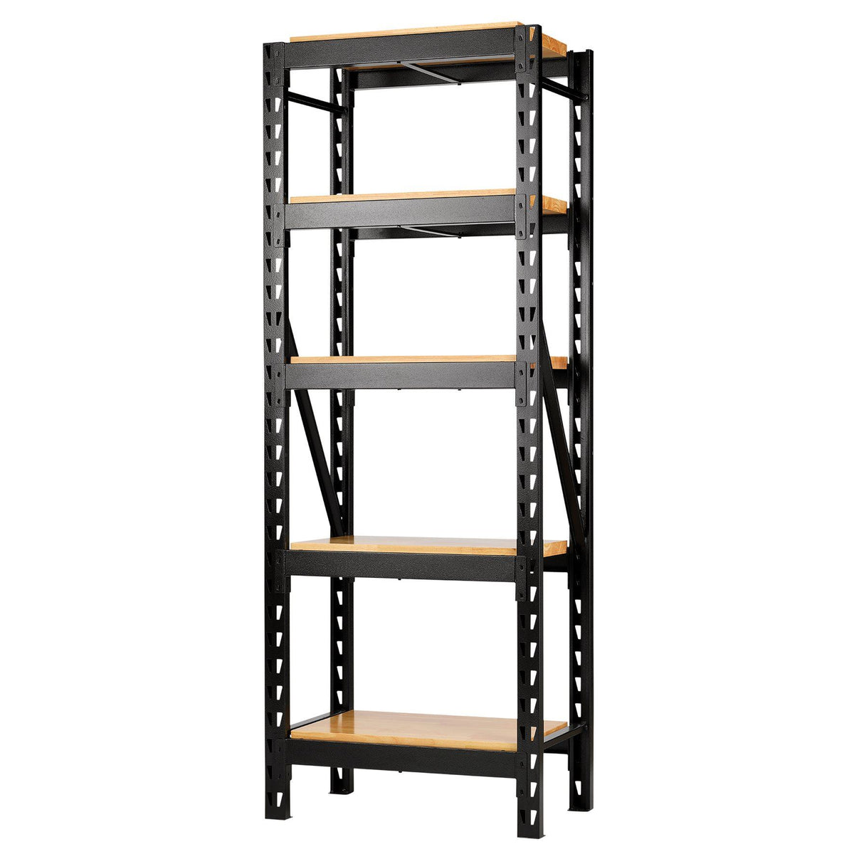 Draper BUNKER 22 Piece Modular 5 Tier Racking with Hardwood Shelving ...