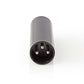 Nedis XLR Coupler XLR 3-pin Male to XLR 3-pin Male Black COTP15921BK