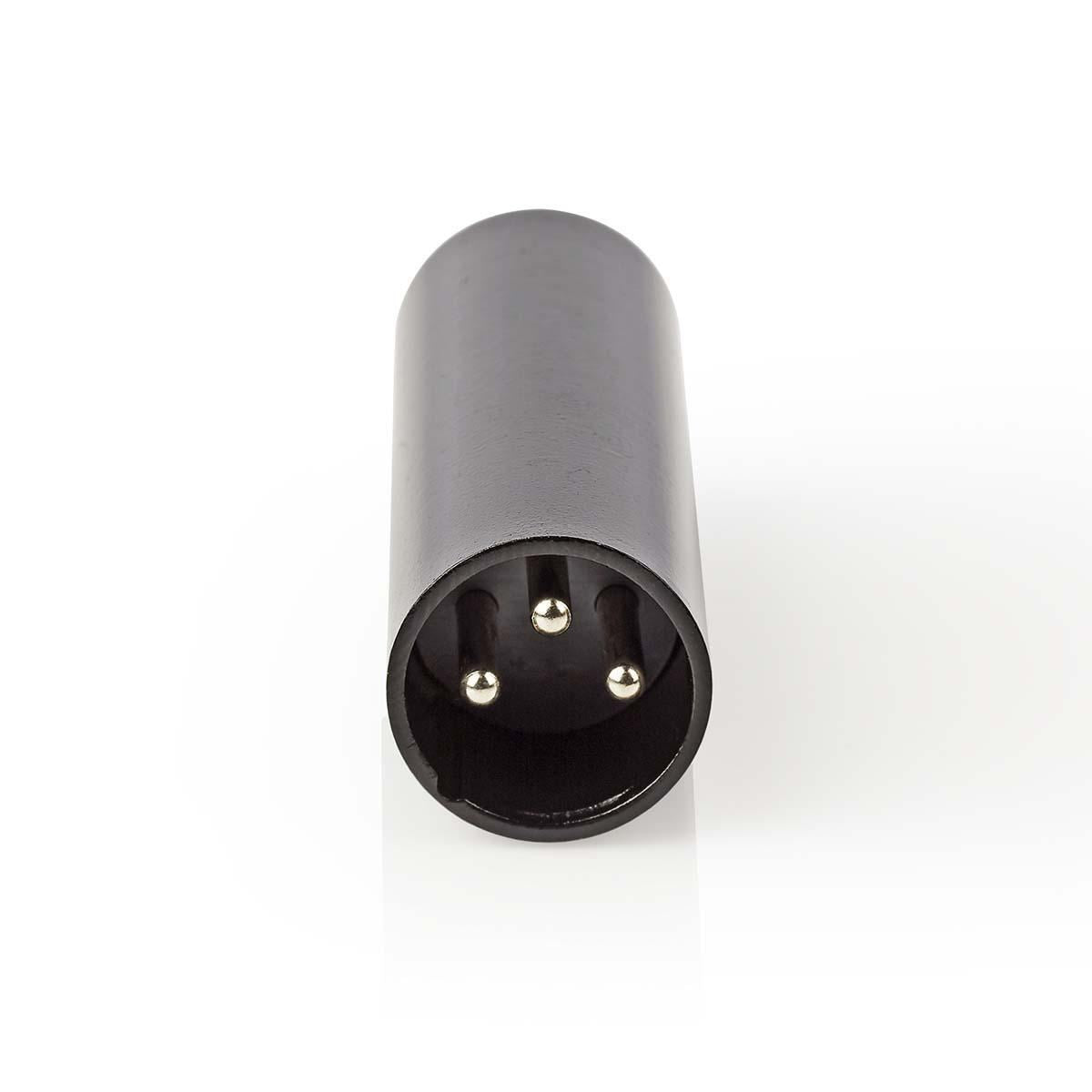 Nedis XLR Coupler XLR 3-pin Male to XLR 3-pin Male Black COTP15921BK
