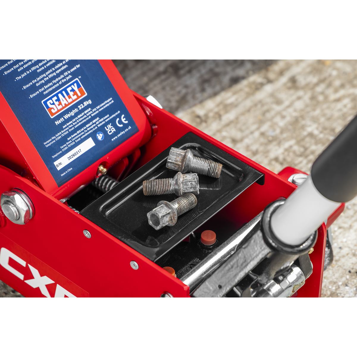 Sealey Trolley Jack with Super Rocket Lift 3.5 Tonne 3500CXD