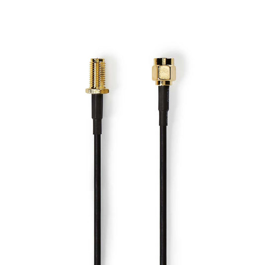 Nedis SMA Cable RP Male to Female Gold Plated 50 Ohm Single Shielded 5m