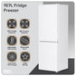 Baridi 70/30 Low Frost Fridge Freezer 157L Capacity - White DH252