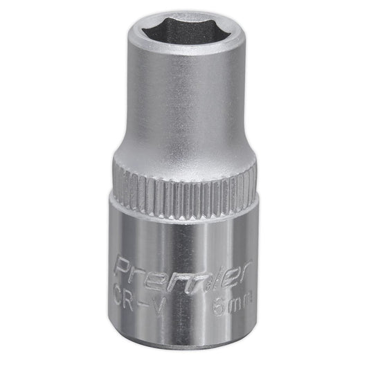 Sealey WallDrive Socket 6mm 1/4"Sq Drive S1406