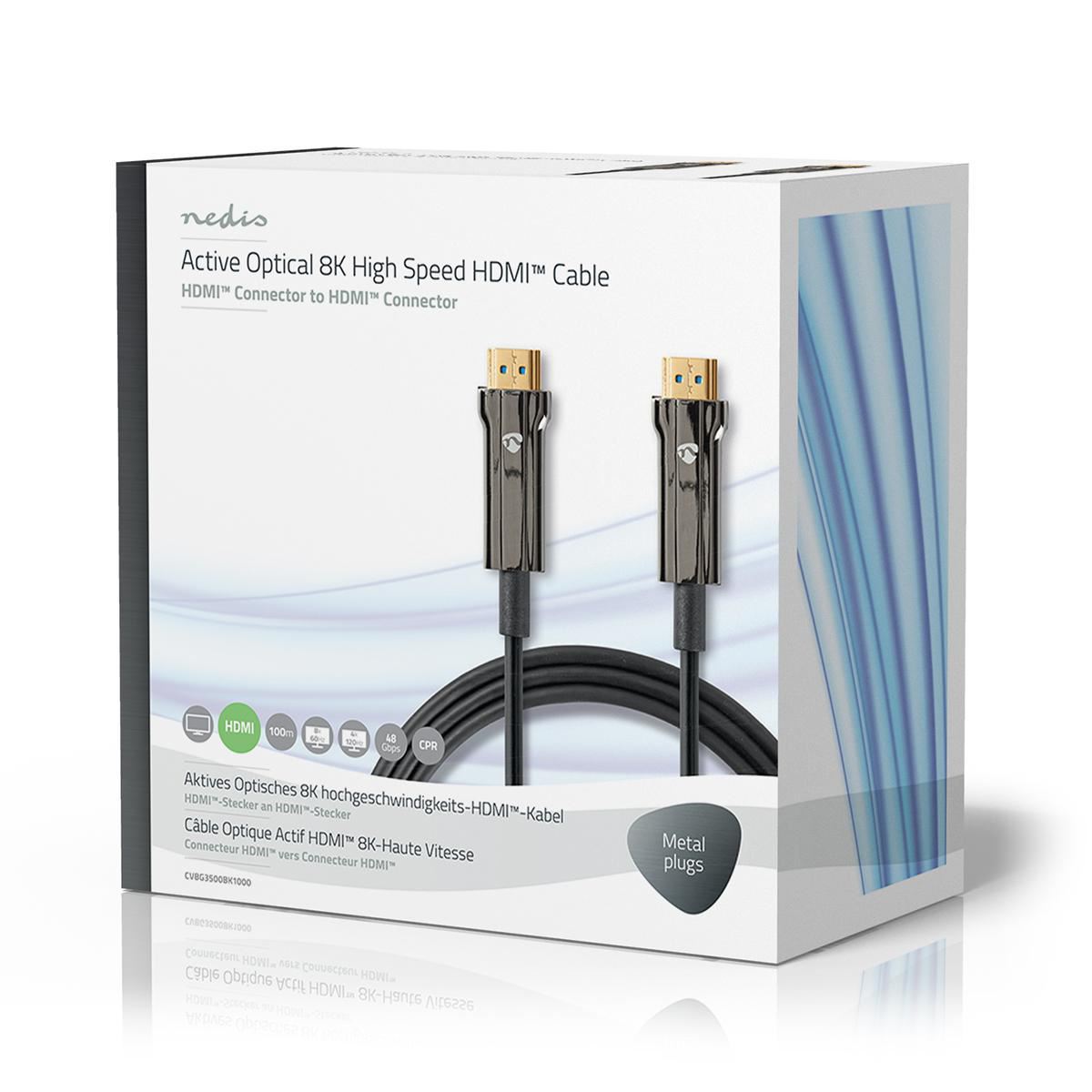 Ultra High Speed HDMI Cable AOC HDMI Connector to HDMI Connector 100m Black - CVBG3500BK1000