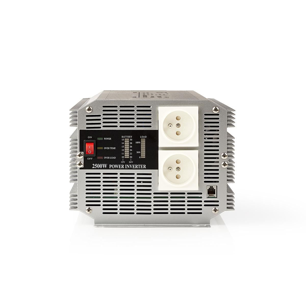 Nedis EU Power Inverter Modified Sine Wave Input 24 VDC ouput 2x 230v Peak 5000W