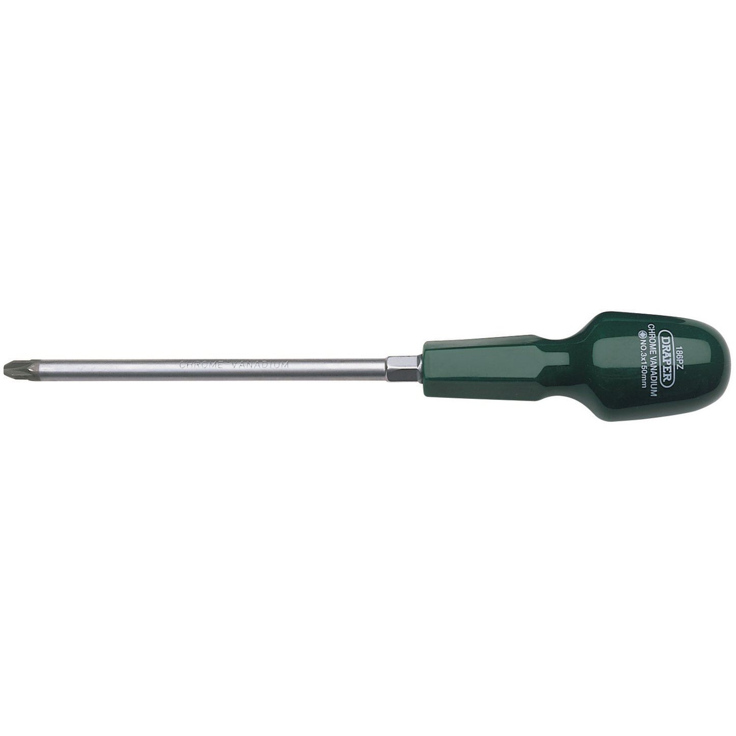 Draper 1x No3x150mm PZ Type Cabinet Pattern Screwdriver Professional Tool 19509