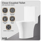 Baridi Close-Coupled Toilet Soft Close Seat, Dual Flush Cistern & Rimless Flush