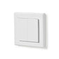 Nedis RF Double Wall Switch Single 433.92 MHz - Control one or multiple lights - RFWS20WT