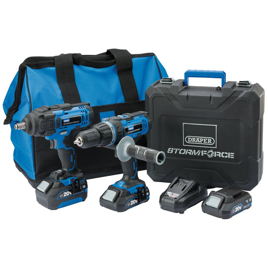 Draper Draper Storm Force 20V Cordless Workshop Kit (7 Piece) - 40451