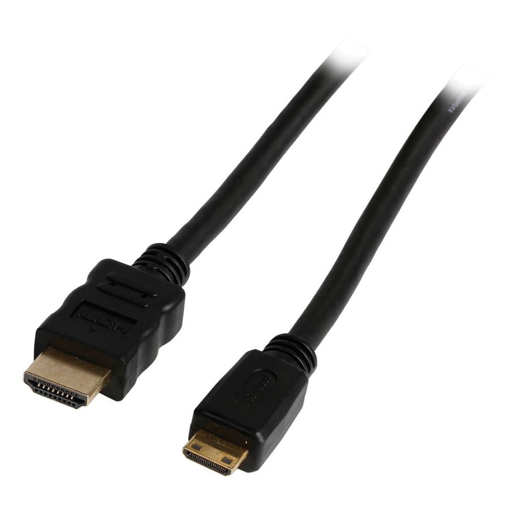 Valueline High Speed HDMI cable with Ethernet HDMI connector 1.50m black - CVGP34500BK15
