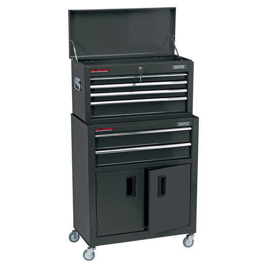 Draper 24" Combined Roller Cabinet and Tool Chest 6 Drawers - 19572
