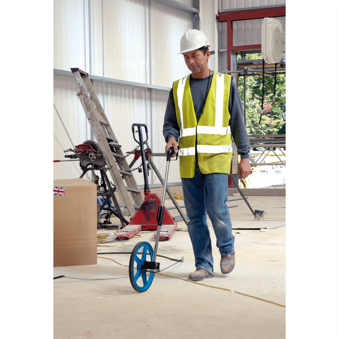 Draper Surveyors Land Road Distance Measuring Wheel 44238 & bag