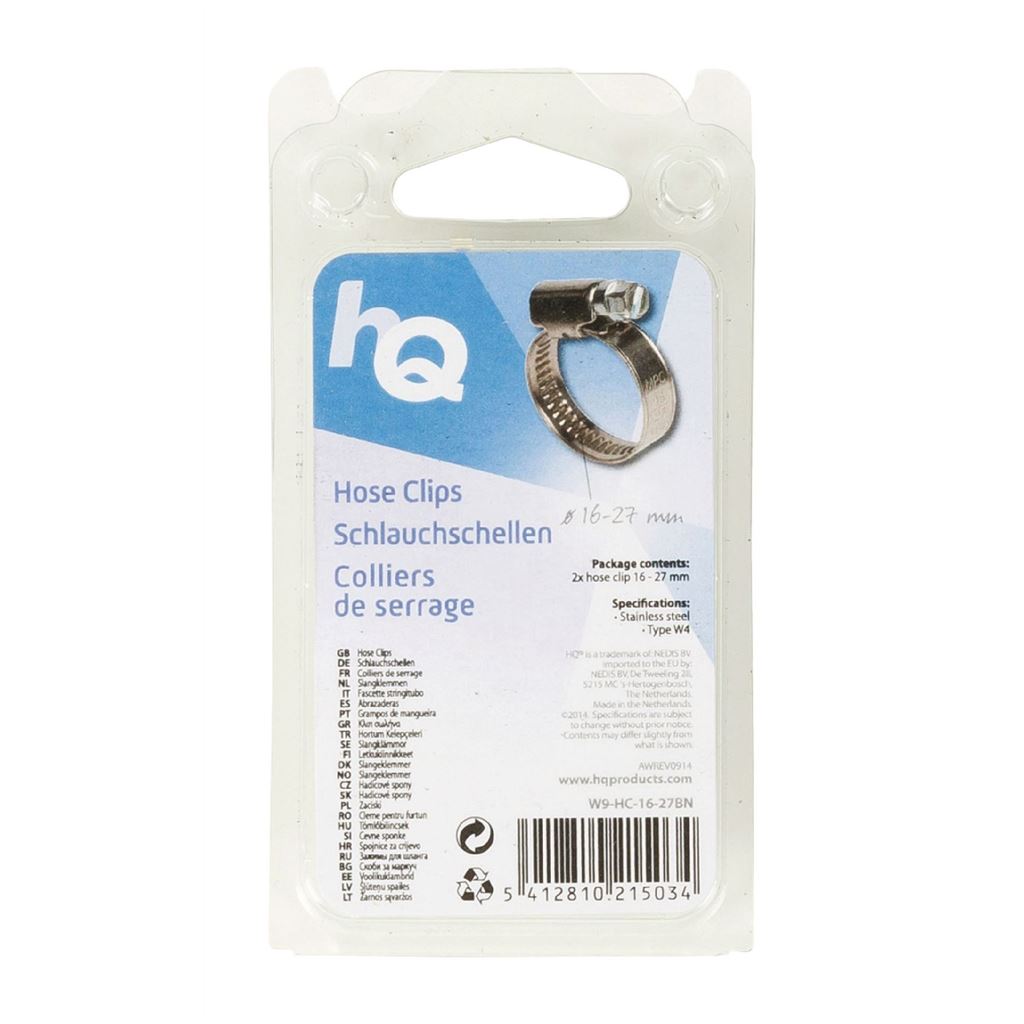 HQ 2x Hose clips 16-27 mm - WAHC1627