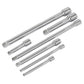 Sealey Wobble/Rigid Extension Bar Set 7pc 1/4", 3/8" & 1/2"Sq Drive AK770