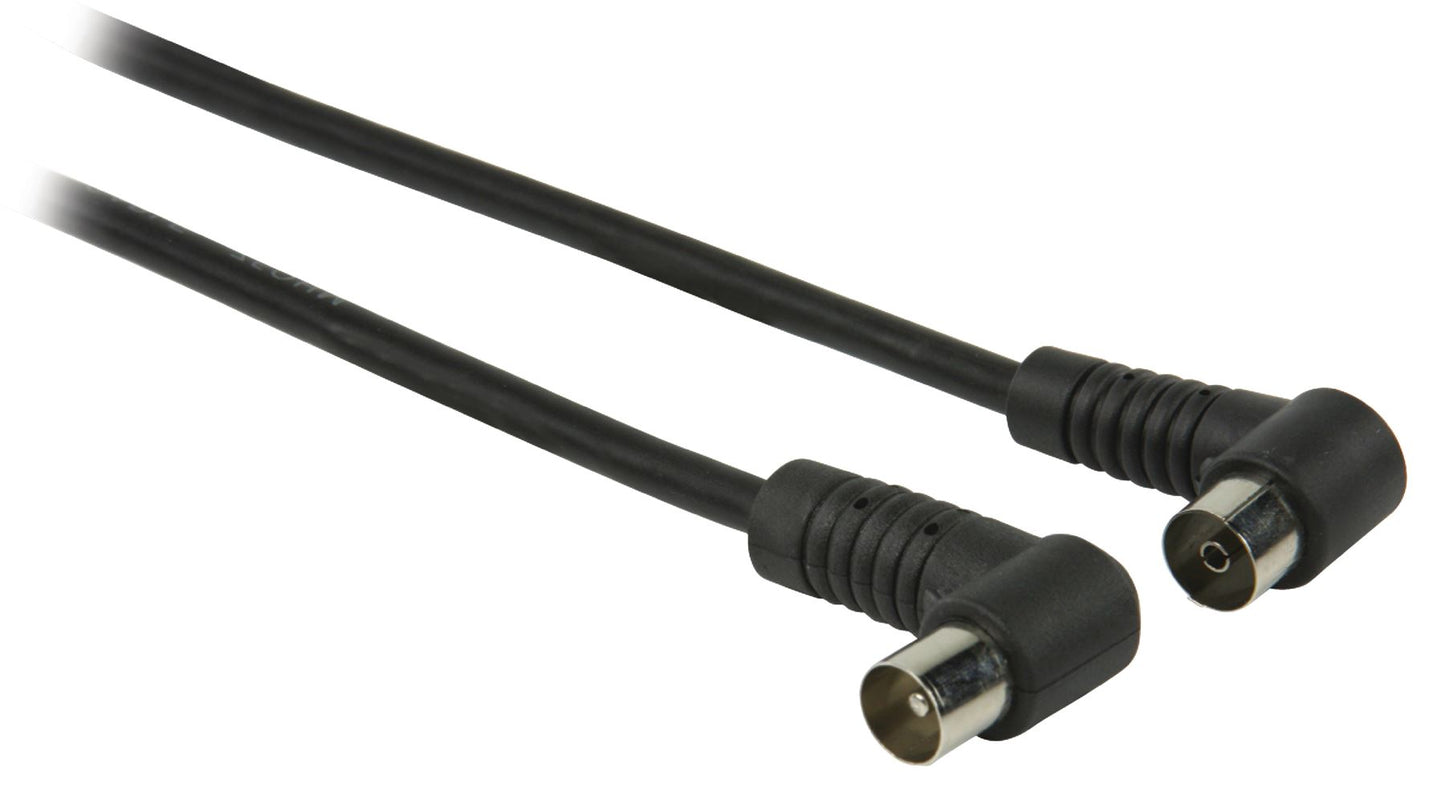 Glaxio Coax antenna cable coax male angled - coax female angled 3m black