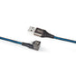 Nedis Gaming USB-A 2.0 to Apple Lightning 8-Pin 480Mbps 12W Blue & Black 2m - GCTB39300AL20