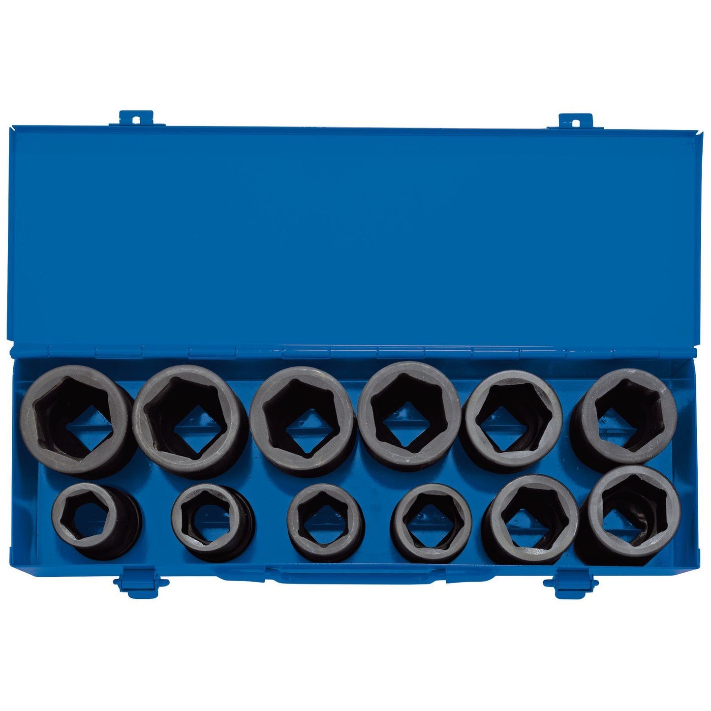 1x 12 Piece Draper 3/4" Square Drive Combined mm/AF Deep Impact Socket Set - 83281