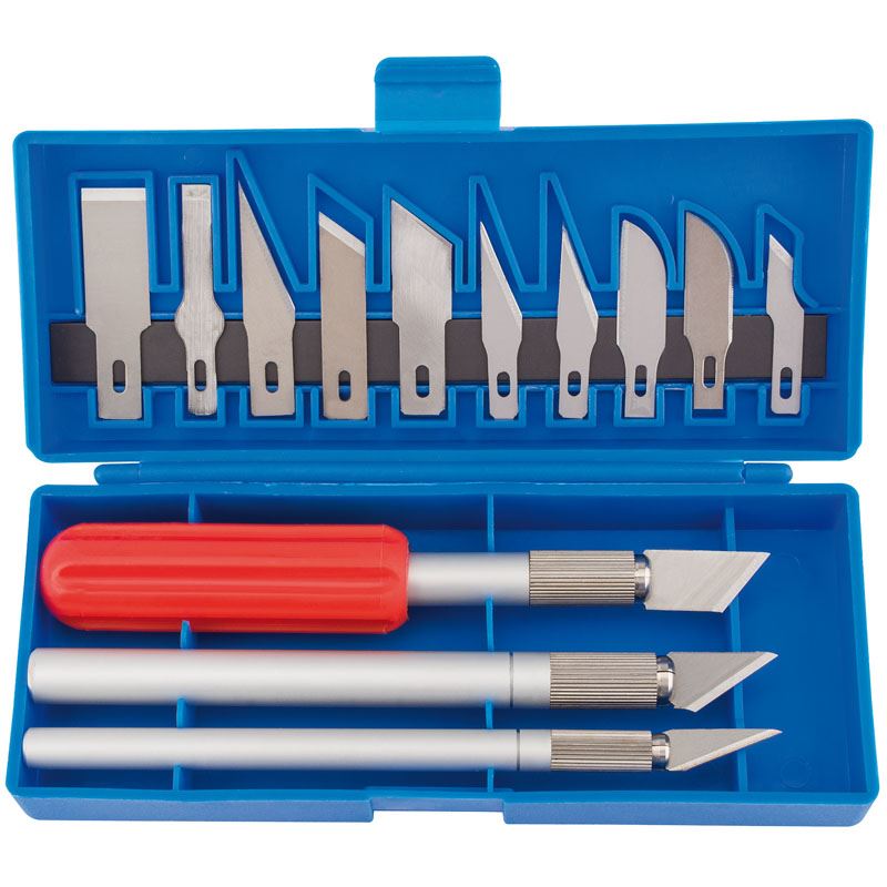 Draper 1x 16 Piece Modellers Tool Kit Garage Professional Standard Tool 21834