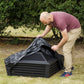 Dellonda Fire Pit, Fireplace, Outdoor Patio Heater PVC Cover, Water Resistant, Heavy Duty DG119