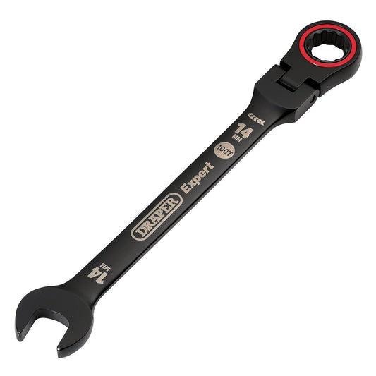 Draper 14mm Flex Head Ratchet Spanner 8241FMM/BK - 03920