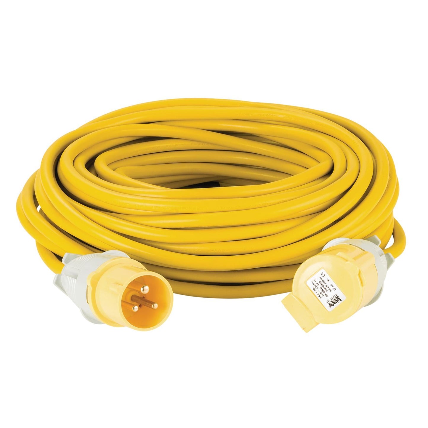 Defender E85233 110V Extension Lead, Yellow, 2.5mm�, 16A, 25m