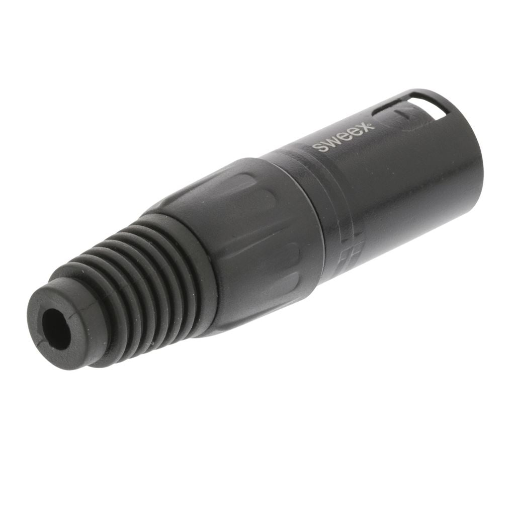 Sweex Connector XLR 3-Pin Male Nickel-Plated Black SWOP15900B Connector/Plug - COTP15900BK