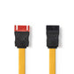 Nedis SATA 6Gb/s Data Cable SATA 7-pin Female to SATA 7-pin Male 1m Yellow