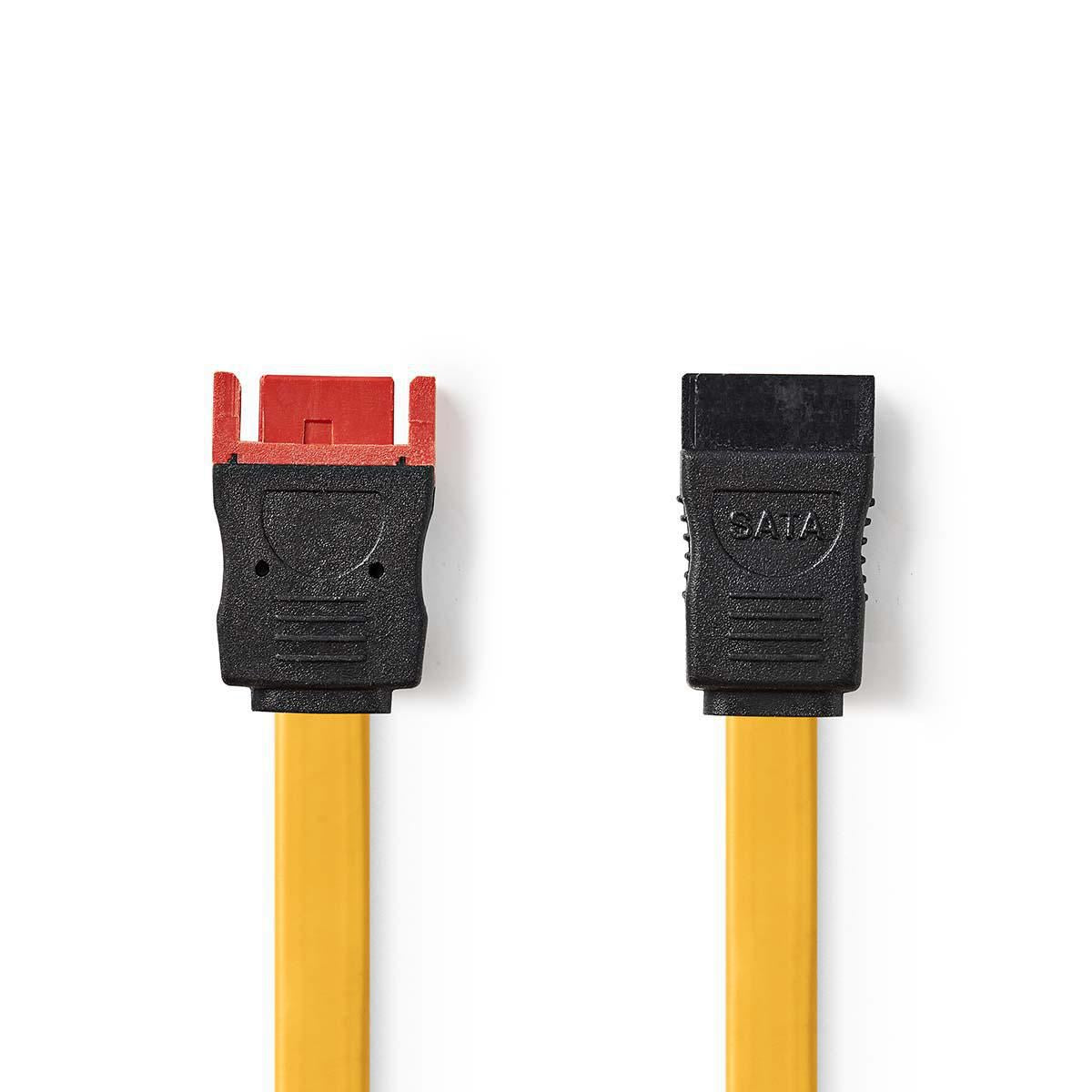 Nedis SATA 6Gb/s Data Cable SATA 7-pin Female to SATA 7-pin Male 1m Yellow
