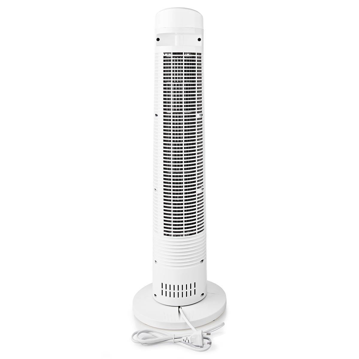 Nedis Tower Fan Height 76 cm 3-Speed Oscillation 50W White