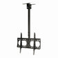 Nedis Full Motion TV Ceiling Mount 42-65" Max 45 kg Adjustable Height TVCM1350BK