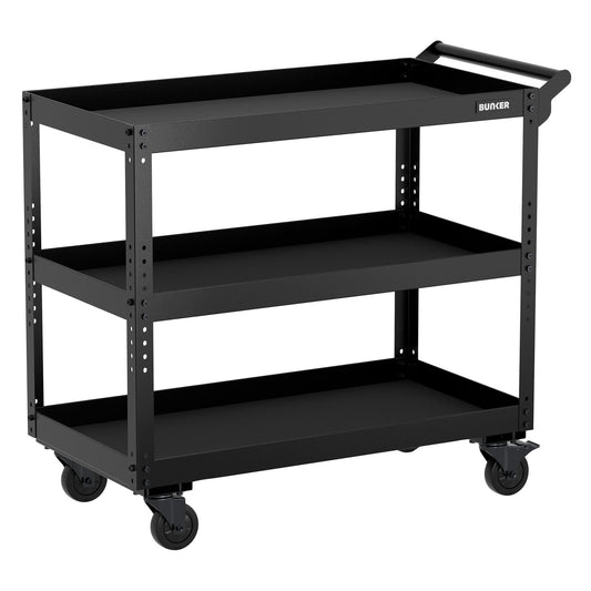 BUNKER 3-Tier Utility Service Cart, 854mm