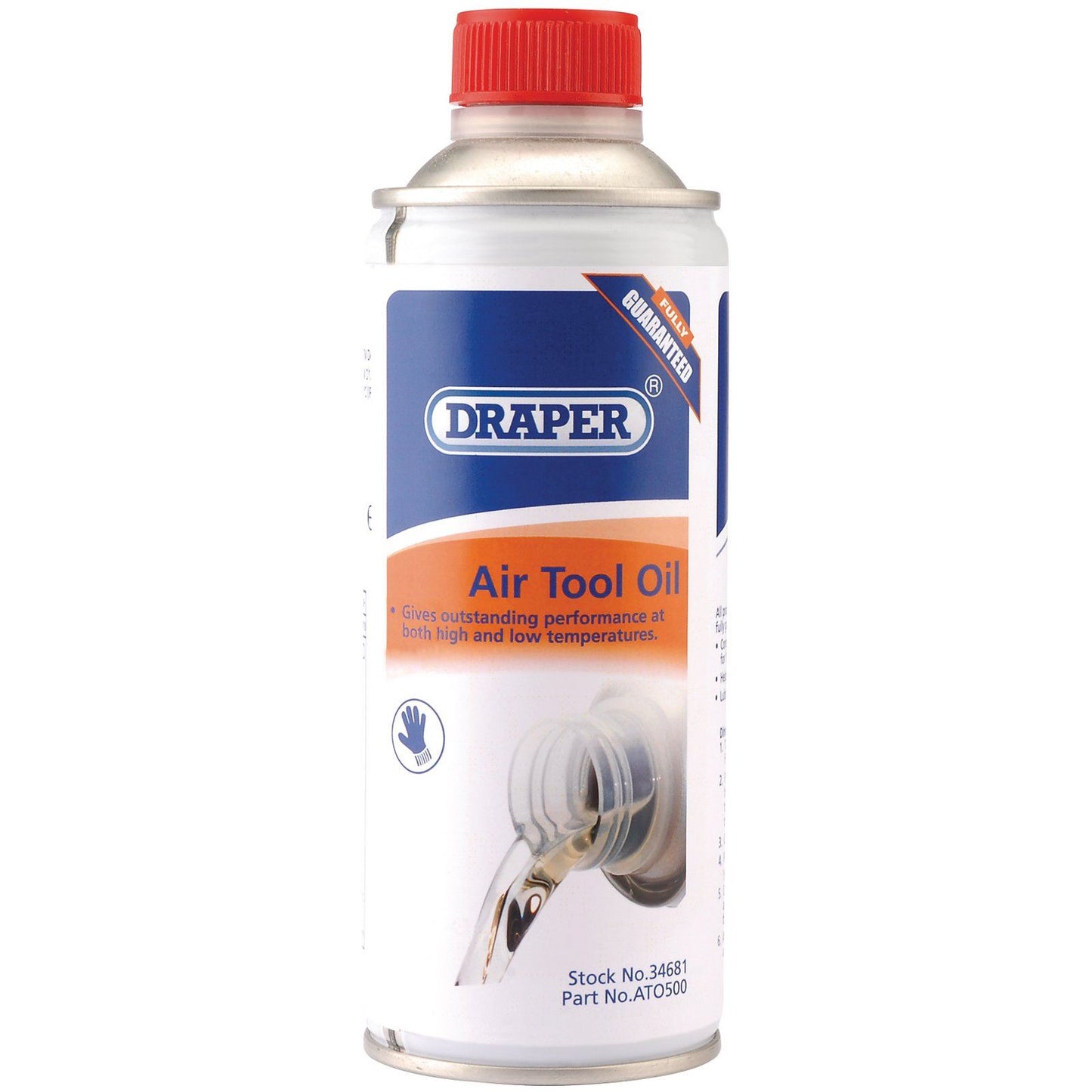 Draper 1x 500ml Air Tool Oil Garage Professional Standard Tool 34681