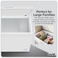 Baridi Freestanding Chest Freezer 254L Capacity - White DH258
