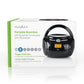 Nedis Boombox 9W Bluetooth® CD Player/FM Radio/USB/Aux Black