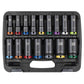 Sealey Premier Lock-On Deep Impact Socket Set 1/2"Sq Drive 16pc AK58170M