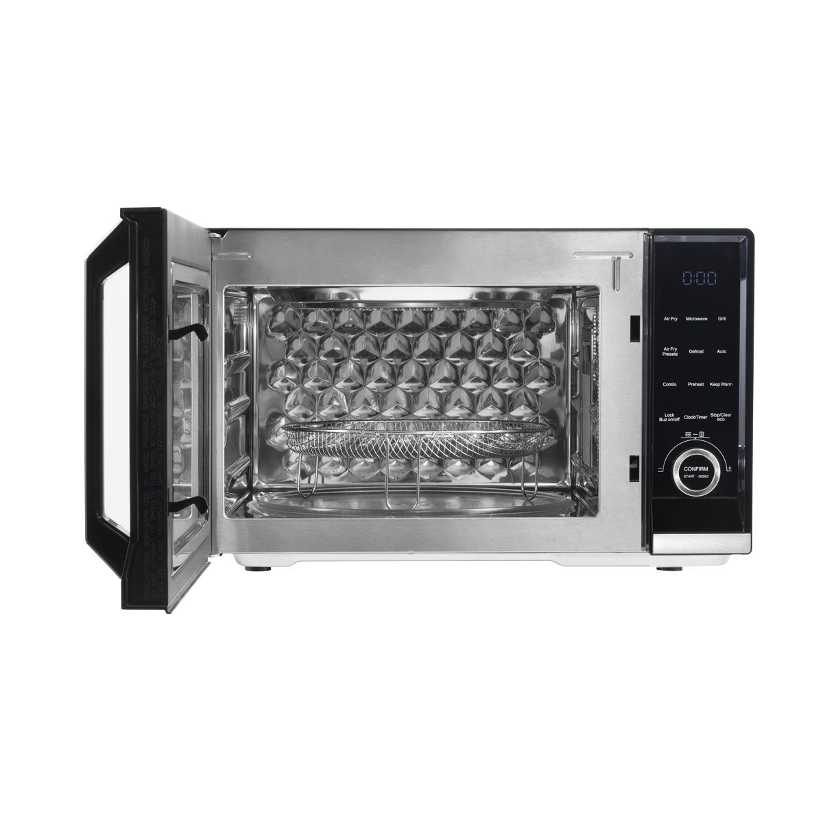 Baridi 7-in-1 Air Fryer Microwave & Grill, 28L Capacity - Black DH277