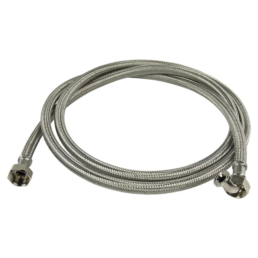 HQ Inlet hose RVS 3/4" (TRACKED) (ZZGLC)