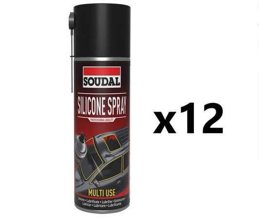 Soudal 12x Silicone Spray (400ml)
