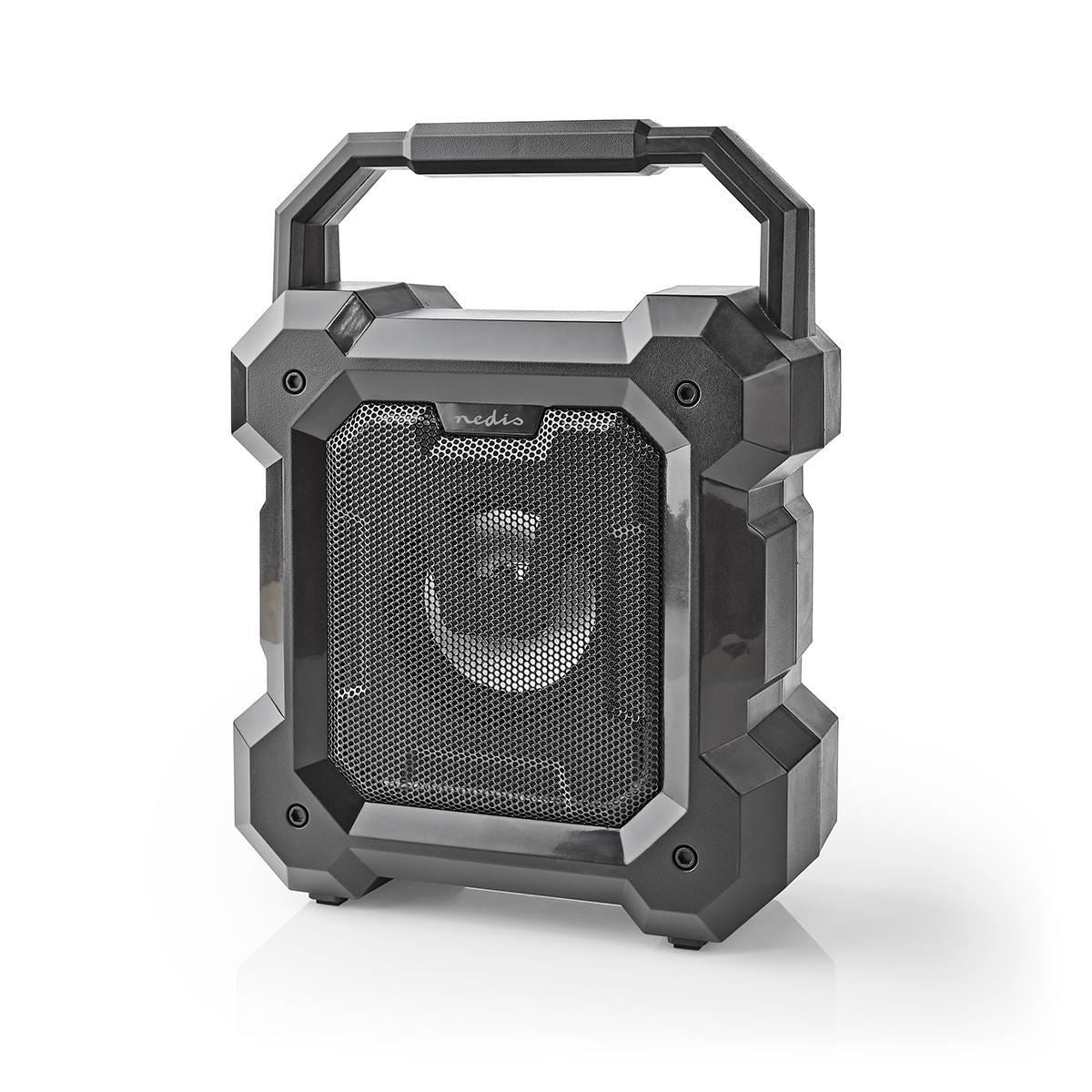 Nedis Bluetooth Speaker Battery play time up to 13 Hours 5W Mono & Microphone - SPBT1003BK