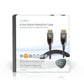 Nedis DisplayPort 1.4 Cable AOC DisplayPort Male to Male 50m Black